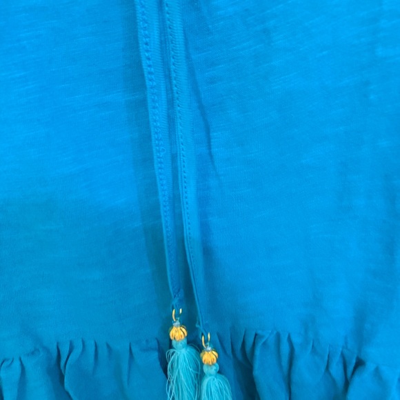 Girls size 10 bels & nun Turquoise top. - Picture 3 of 4